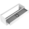 Mexen Orio badkamerkast onder wastafel 140 cm, 2 lades, wit glans - 91A10-14047-2-BFF00