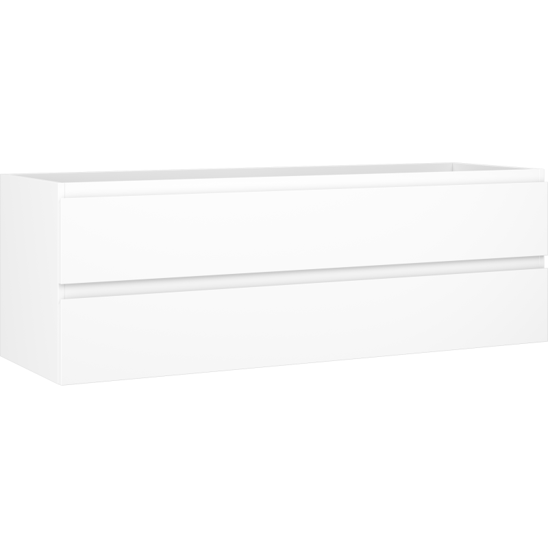 Mexen Orio Badezimmerschrank 140 cm, 2 Schubladen, weiß matt - 91A10-14047-2-BFF01