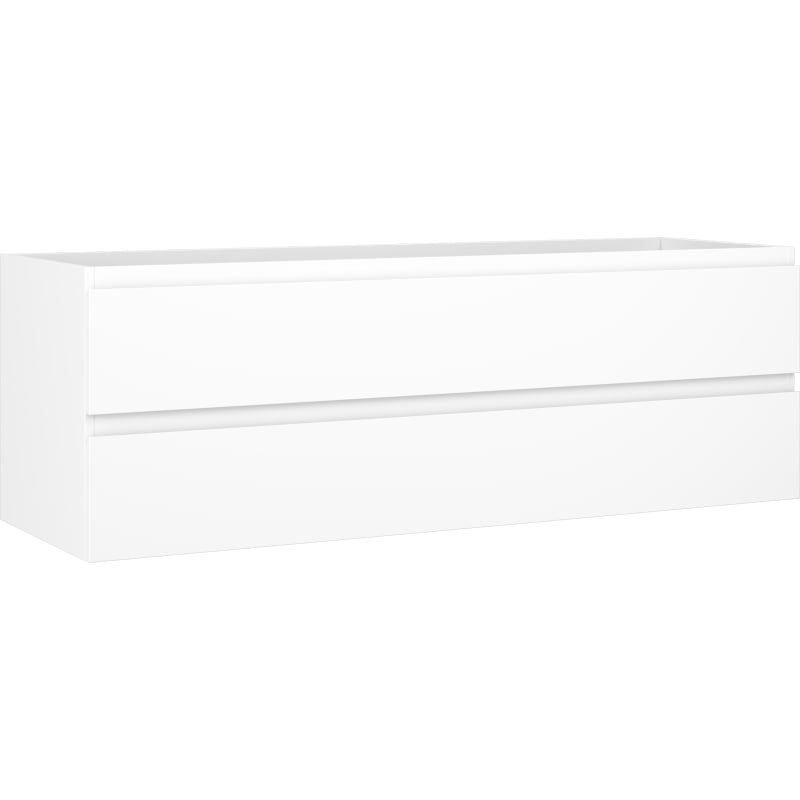 Mexen Orio vannitoakapp valamu alla 140 cm, 2 sahtlit, valge matt - 91A10-14047-2-BFF01