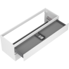 Mexen Orio Badezimmerschrank 140 cm, 2 Schubladen, weiß matt - 91A10-14047-2-BFF01