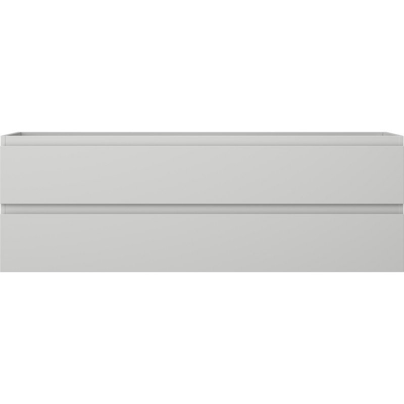 Mexen Orio 140 cm Under-Sink Bathroom Cabinet, 2 Drawers, Matte Grey - 91A10-14047-2-BFF62