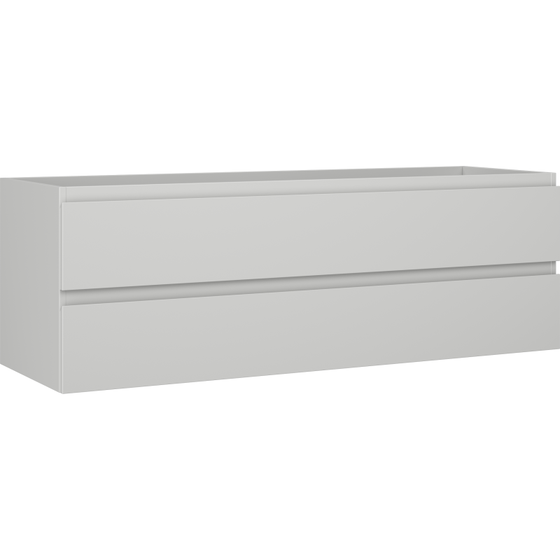 Mexen Orio armário de casa de banho sob o lavatório 140 cm, 2 gavetas, cinzento mate - 91A10-14047-2-BFF62