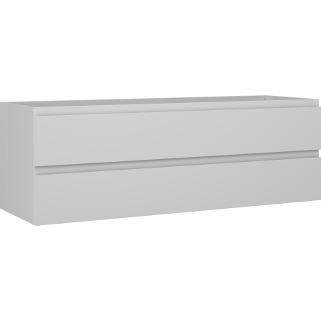 Mexen Orio 140 cm Under-Sink Bathroom Cabinet, 2 Drawers, Matte Grey - 91A10-14047-2-BFF62