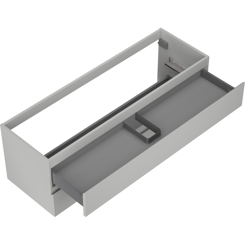 Mexen Orio badkamerkast onder de wastafel 140 cm, 2 laden, grijs mat - 91A10-14047-2-BFF62