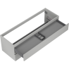 Mexen Orio badkamerkast onder wastafel 140 cm, 2 lades, grijs mat - 91A10-14047-2-BFF62