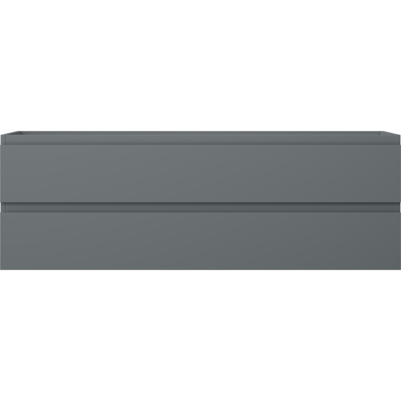 Mexen Orio badkamerkast onder wastafel 140 cm, 2 laden, grafiet mat - 91A10-14047-2-BFF66
