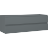 Mexen Orio kupaonski ormarić ispod umivaonika 140 cm, 2 ladice, mat grafit - 91A10-14047-2-BFF66