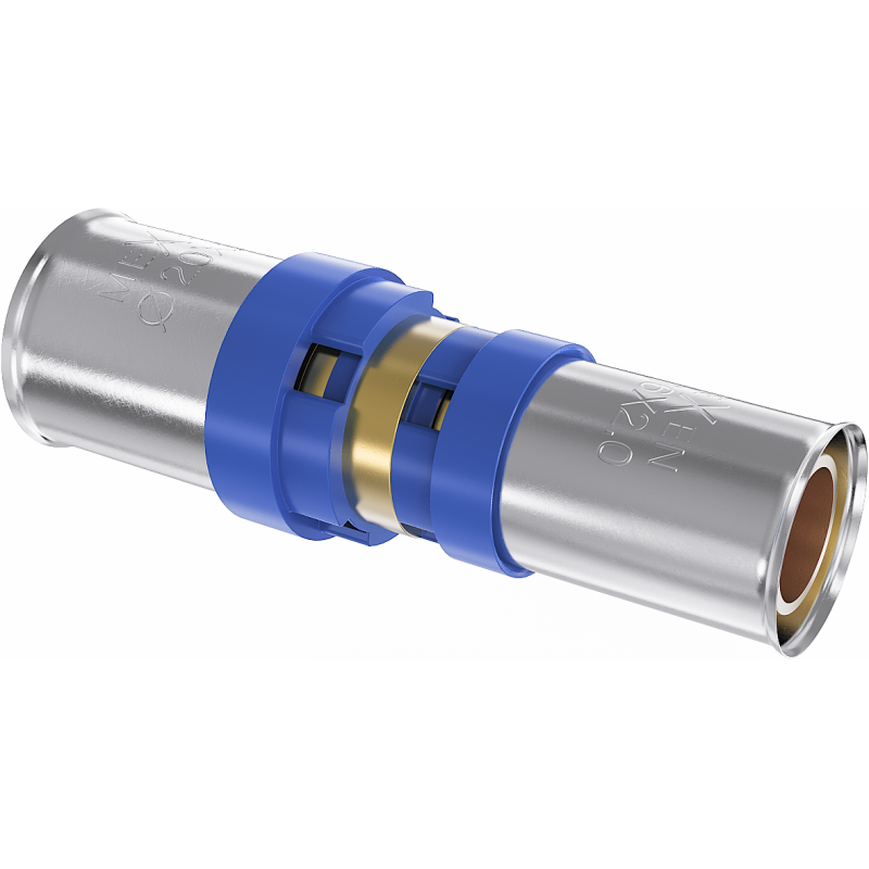 Mexen PEX-P Pressfitting, gepresste PEX-Reduzierung 25 x 16 - W97121-2516-00