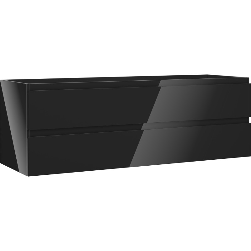 Mexen Orio vannitoa aluskapp 140 cm, 2 sahtlit, must läige - 91A10-14047-2-BFF70