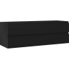 Mexen Orio kupaonski ormarić ispod umivaonika 140 cm, 2 ladice, crna mat - 91A10-14047-2-BFF71