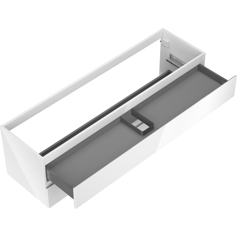 Mexen Orio vannitoa aluskapp 160 cm, 2 sahtlit, valge läige - 91A10-16047-2-BFF00