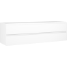 Mexen Orio vannitoa kapp kraanikausi aluskapp 160 cm, 2 sahtlit, valge matt - 91A10-16047-2-BFF01