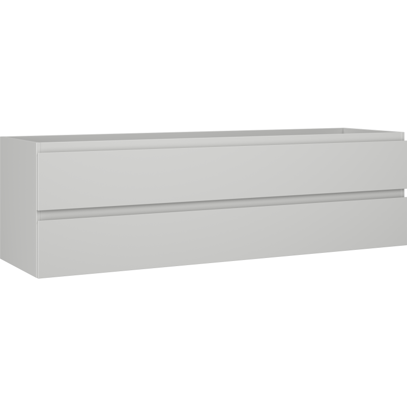 Mexen Orio badkamerkastje onder de wastafel 160 cm, 2 lades, grijs mat - 91A10-16047-2-BFF62