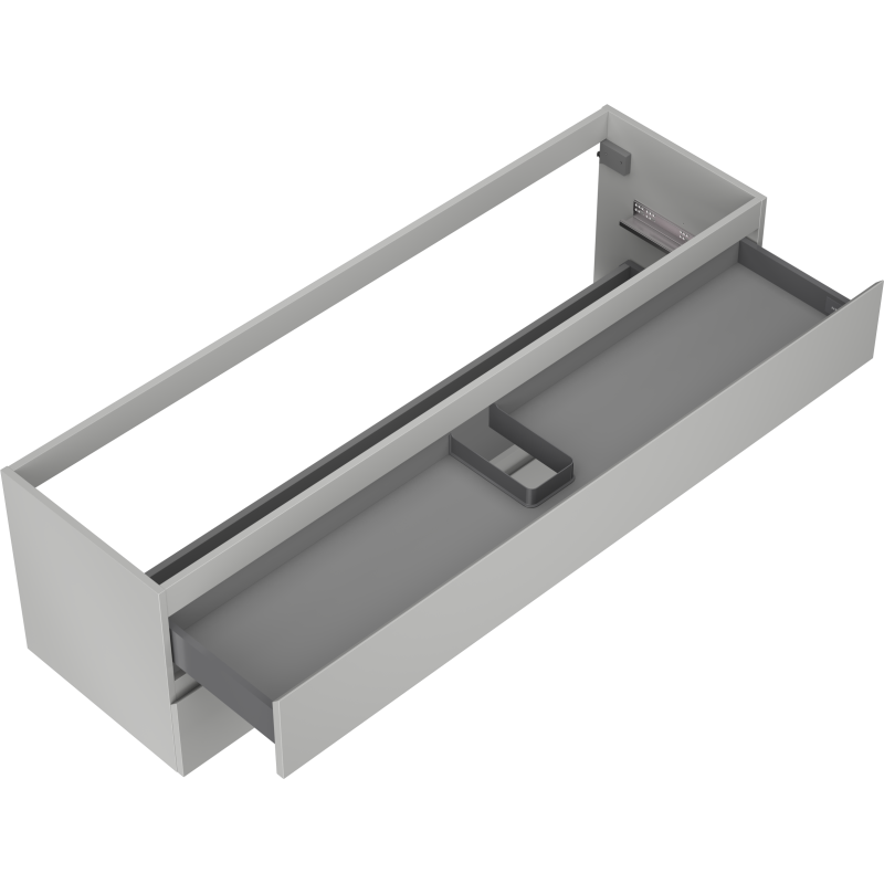 Mexen Orio badkamerkastje onder de wastafel 160 cm, 2 lades, grijs mat - 91A10-16047-2-BFF62