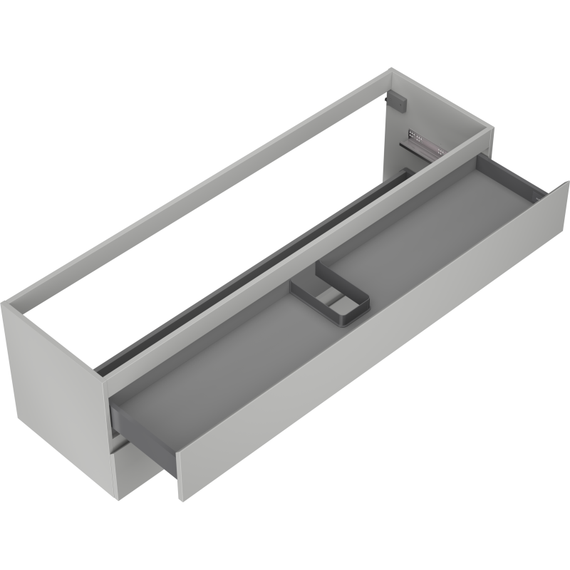 Mexen Orio mueble de baño bajo el lavabo 160 cm, 2 cajones, gris mate - 91A10-16047-2-BFF62