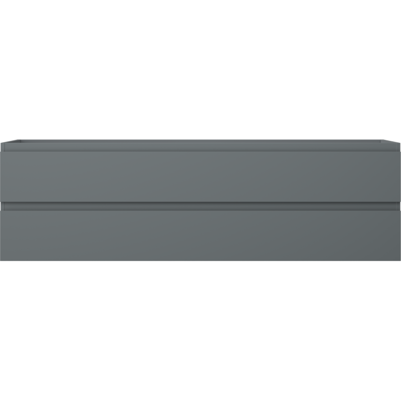 Mexen Orio mobile da bagno sotto lavabo 160 cm, 2 cassetti, grafite opaco - 91A10-16047-2-BFF66