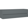 Mexen Orio szafka łazienkowa podumywalkowa 160 cm, 2 szuflady, grafit mat - 91A10-16047-2-BFF66