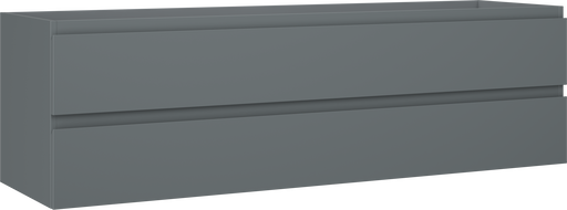 Mexen Orio kupaonski ormarić ispod umivaonika 160 cm, 2 ladice, grafit mat - 91A10-16047-2-BFF66