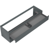 Mexen Orio Badezimmerschrank für Waschbecken 160 cm, 2 Schubladen, Graphit matt - 91A10-16047-2-BFF66