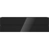 Mexen Orio Badezimmerschrank 160 cm, 2 Schubladen, schwarz glänzend - 91A10-16047-2-BFF70