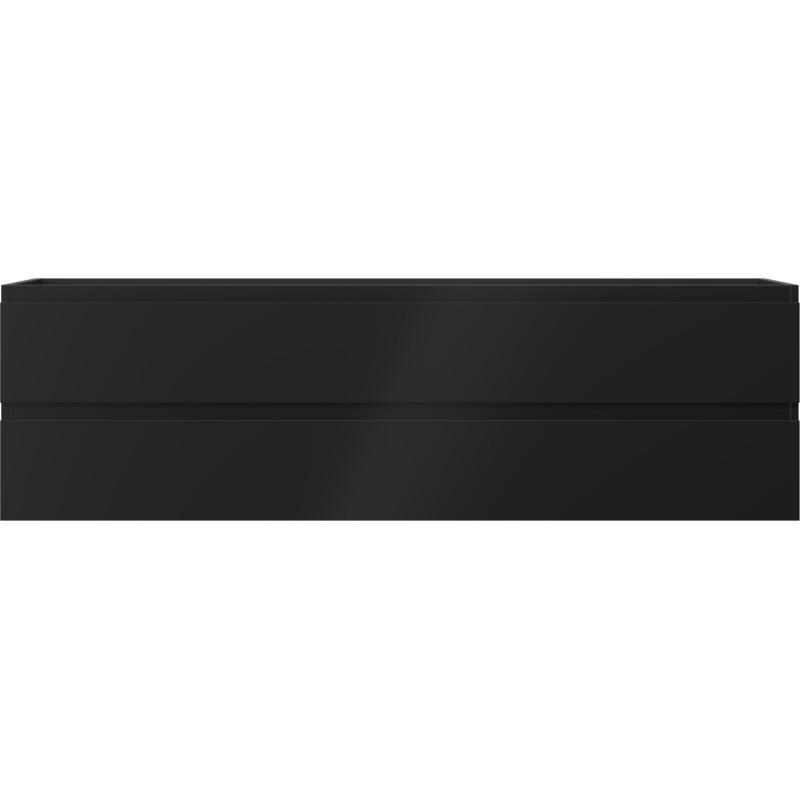 Mexen Orio vannitoakapp valamu alla 160 cm, 2 sahtlit, matt must - 91A10-16047-2-BFF71