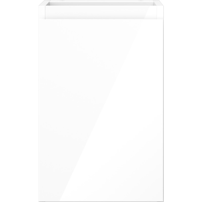 Mexen Orio 30 cm under-basin bathroom cabinet, 1 door, glossy white - 91A11-03047-1-BF00