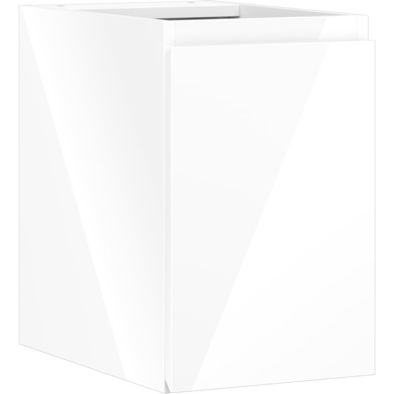 Mexen Orio armoire de salle de bain sous lavabo 30 cm, 1 porte, blanc brillant - 91A11-03047-1-BF00