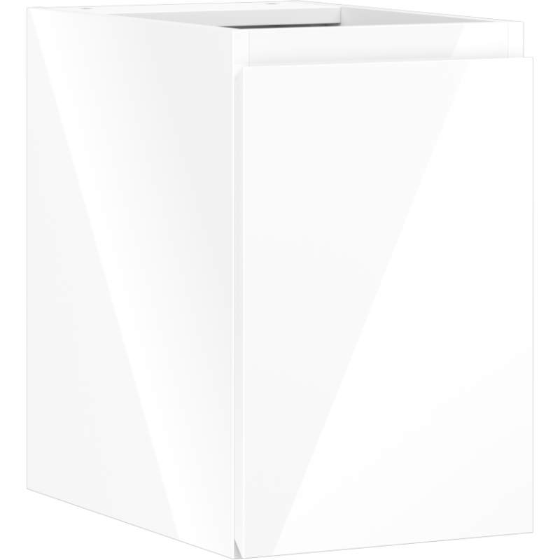 Mexen Orio kylpyhuonekaappi 30 cm, 1 ovi, kiiltävä valkoinen - 91A11-03047-1-BF00