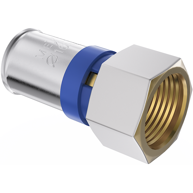 Mexen PEX-P złączka zaciskowa, zaprasowywana PEX redukcja 16 x 1/2 GW - W97122-1612F-00