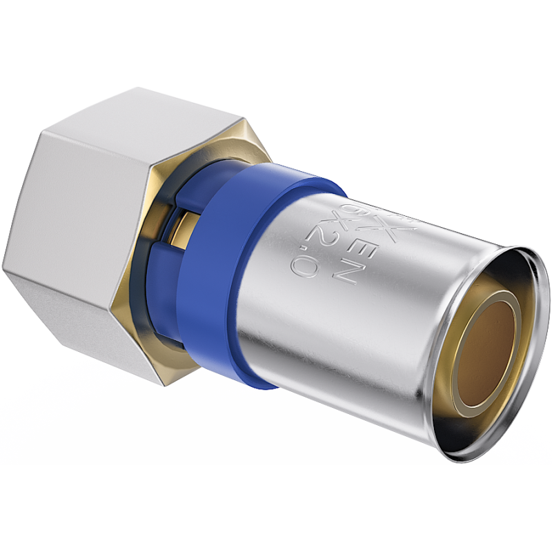 Mexen PEX-P compression fitting, crimped PEX reduction 16 x 3/4 GW - W97122-1634F-00