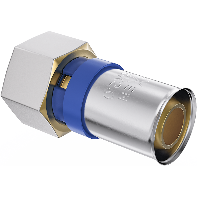 Mexen PEX-P złączka zaciskowa, zaprasowywana PEX redukcja 16 x 3/4 GW - W97122-1634F-00