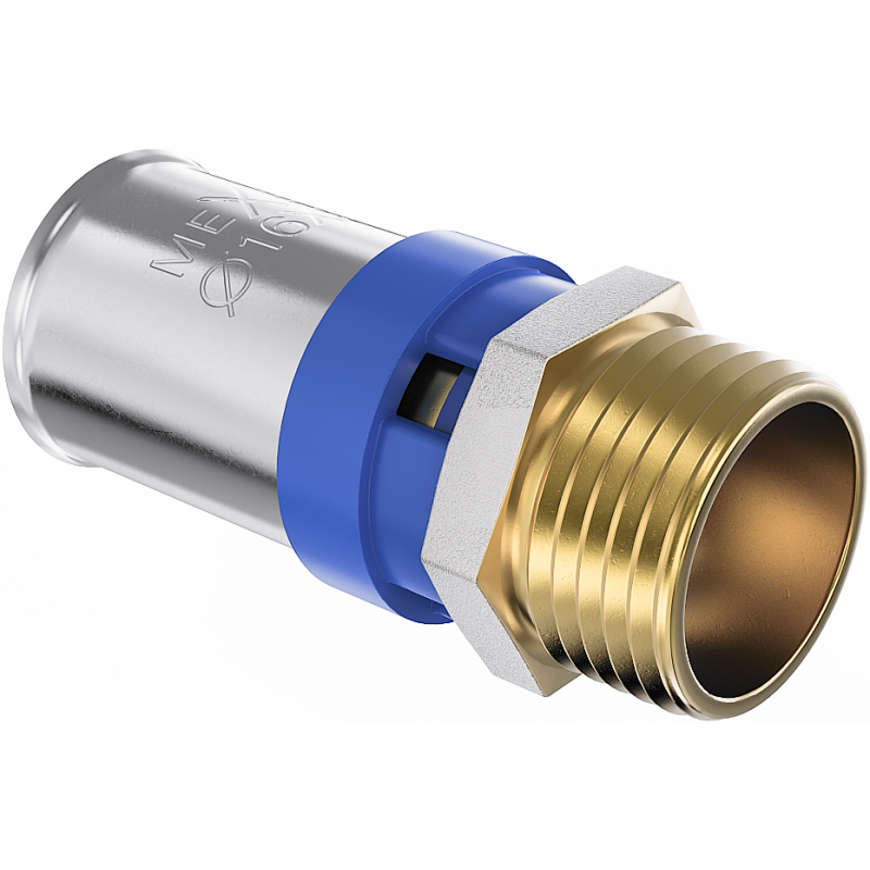 Mexen PEX-P perskoppeling, pers PEX reductie 20 x 1/2 M - W97123-2012M-00