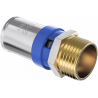 Mexen PEX-P Pressfitting, verpresste PEX Reduzierung 20 x 1/2 GZ - W97123-2012M-00