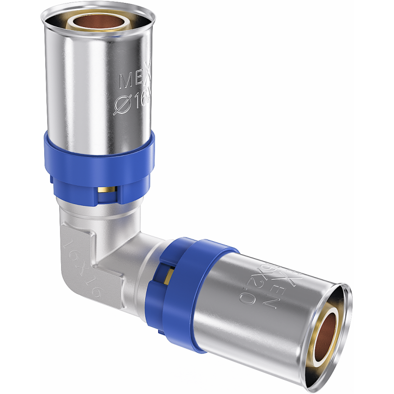 Mexen PEX-P stisnjen kolenski priključek, stisnjen PEX 25 x 25 - W97124-2525-00