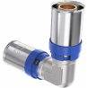 Mexen PEX-P Pressfitting-Winkel, verpressbar PEX 25 x 25 - W97124-2525-00