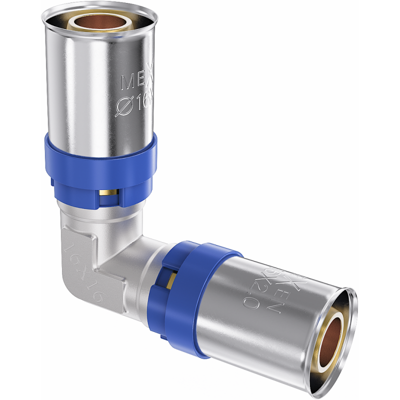 Mexen PEX-P compression elbow reducer, press-fit PEX 20 x 16 - W97125-2016-00