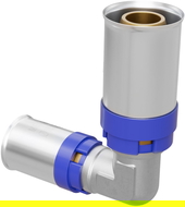 Mexen PEX-P kolano redukcyjne zaciskowe, zaprasowywane PEX 25 x 20 - W97125-2520-00