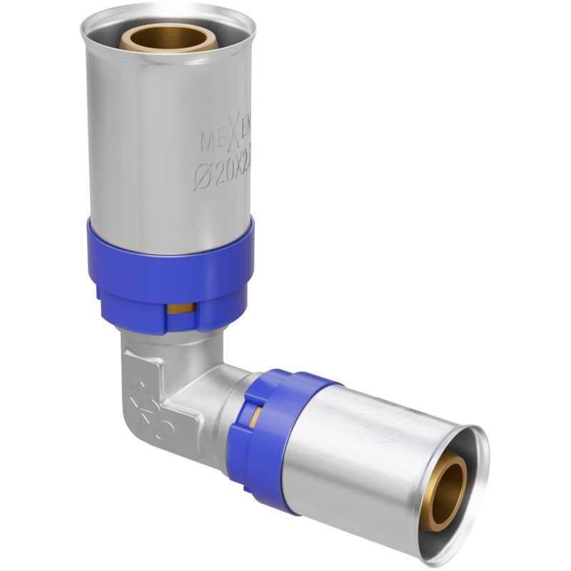 Mexen PEX-P kolano redukcyjne zaciskowe, zaprasowywane PEX 25 x 20 - W97125-2520-00