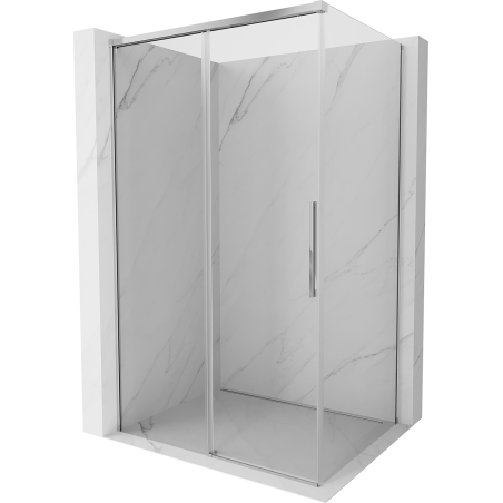 Mexen Rox schuifdouchecabine 95 x 70 cm, transparant, chroom - 8C2-095-070-01-00