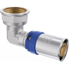 Mexen PEX-P Pressfitting-Winkel, pressbar PEX 20 x 3/4 Zoll Innengewinde - W97126-2034F-00