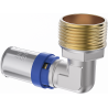 Mexen PEX-P coude de sertissage, à presser PEX 25 x 3/4 GZ - W97127-2534M-00