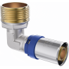 Mexen PEX-P coude à compression, pressé PEX 25 x 1 GZ - W97127-2510M-00