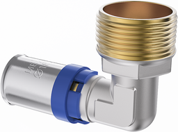 Mexen PEX-P compression elbow, crimped PEX 32 x 1 GZ - W97127-3210M-00
