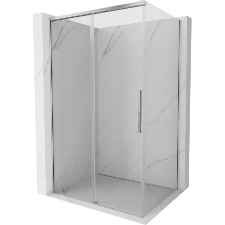 Mexen Rox Duschkabine zum Schieben 100 x 85 cm, transparent, Chrom - 8C2-100-085-01-00