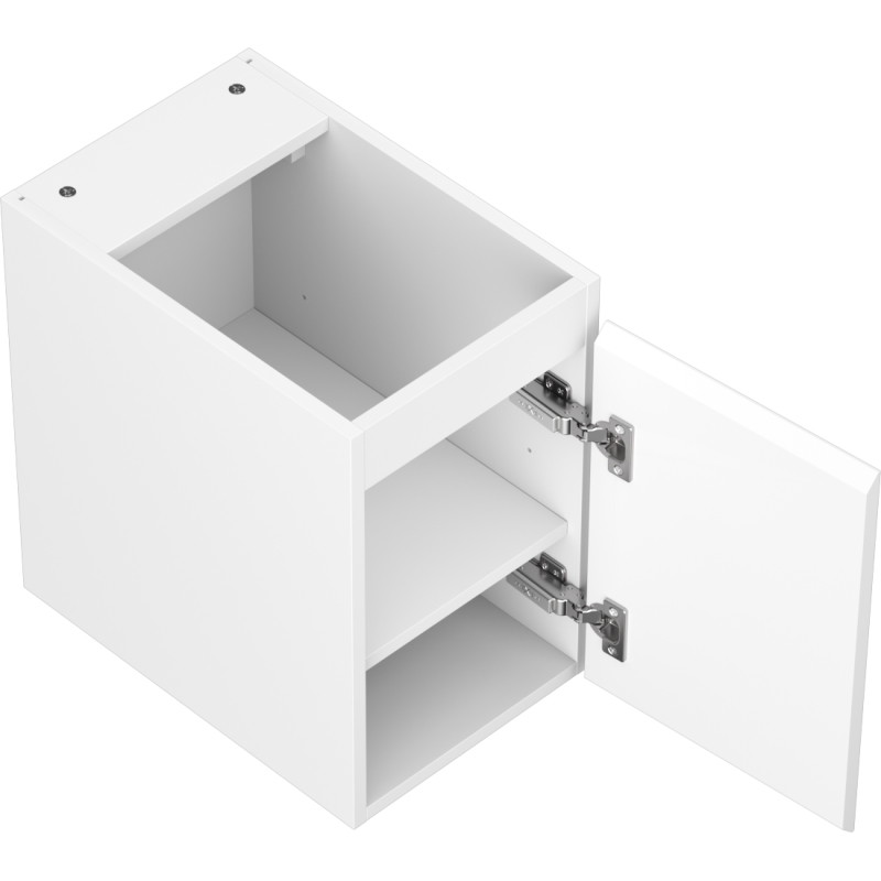 Mexen Orio 30 cm bathroom vanity cabinet, 1 door, matte white - 91A11-03047-1-BF01