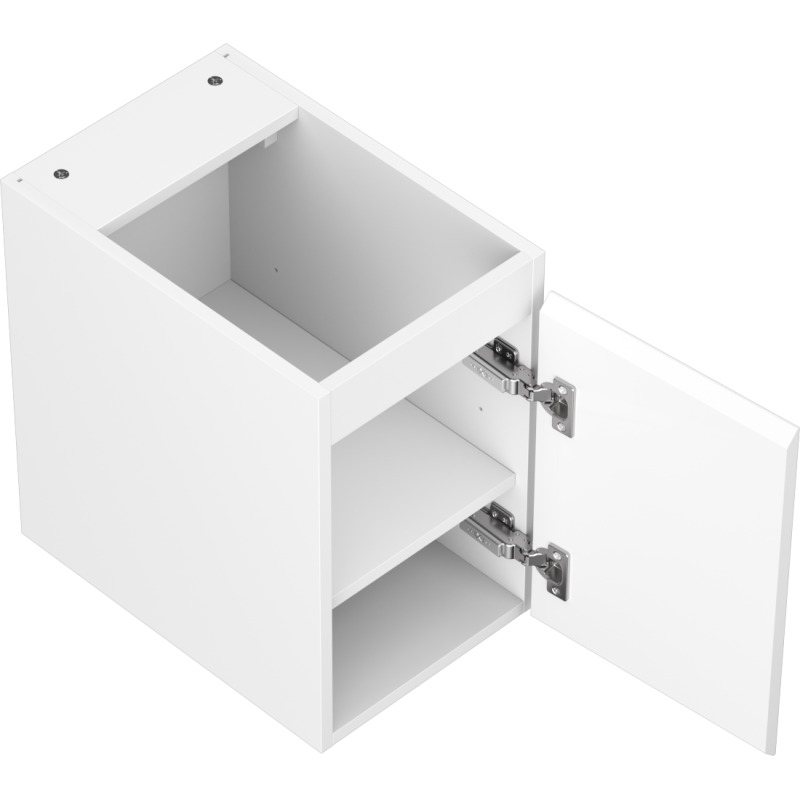 Mexen Orio armário de casa de banho sob o lavatório 30 cm, 1 porta, branco mate - 91A11-03047-1-BF01