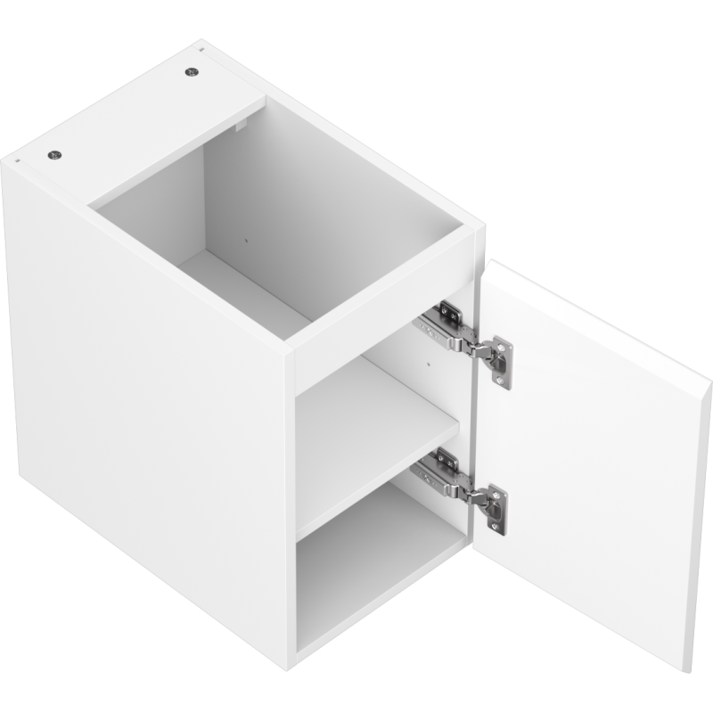 Mexen Orio armoire de salle de bains sous-vasque 30 cm, 1 porte, blanc mat - 91A11-03047-1-BF01