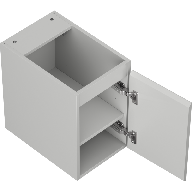 Mexen Orio kylpyhuoneen allaskaappi 30 cm, 1 ovi, harmaa matta - 91A11-03047-1-BF62