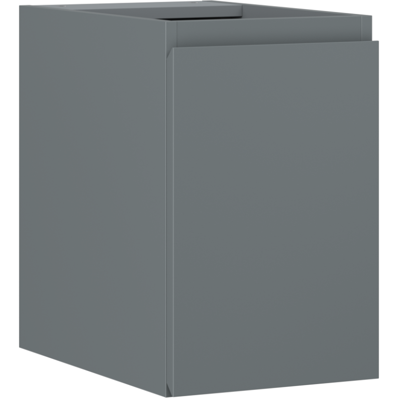 Mexen Orio bathroom cabinet under the sink 30 cm, 1 door, matte graphite - 91A11-03047-1-BF66