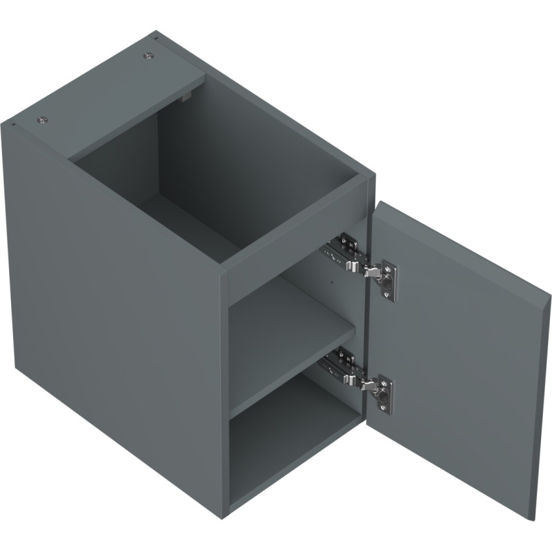Mexen Orio 30 cm bathroom vanity cabinet, 1 door, matte graphite - 91A11-03047-1-BF66